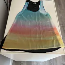 H&M Rainbow Sheer Tank Top - Size 2