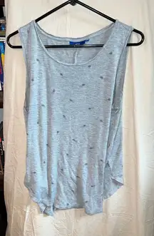 2/$10 BASICS TOPS BUNDLE Gray Pineapple Muscle Tank Top