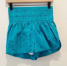 FREE‎ PEOPLE MOVEMENT The Way Home Shorts size Small Teal Blue