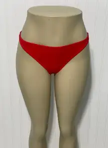 Solid & Striped x Re/Done The Hollywood Swim Cheeky Bikini Bottom Red Small