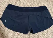 Lululemon Speed Up Short *2.5" True Navy- Size 12