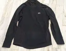 Under Armour women's medium black fleece 1/4 zip pullover