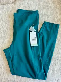 Marika High Rise Deep Teal 7/8 Leggings Size Large NWT!