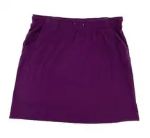 Eddie Bauer  Women's Athletic HIking Skirt Dark Purple Cotton Stretch Size Small