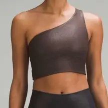 Lululemon Align Asymmetrical Ribbed Bra Light Support A/B Cup size 4