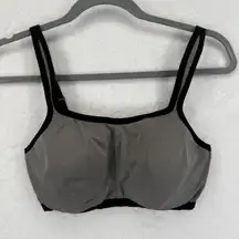 Natori Gray‎ Sports Bra Wireless Adjustable Straps Size 32D