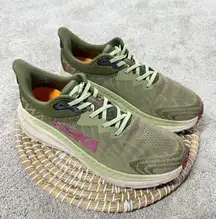 Hoka One One Challenger ATR 7 Wide Sneaker Shoes Running in Forest Floor 11D