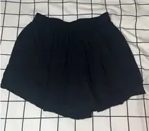 Hollister black skort 
