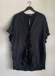 Victoria's Secret VS Black Satin Love Robe