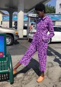 Jumpsuit World Domination Animal Long-Sleeve Denim Cheetah Spot XXL GUC