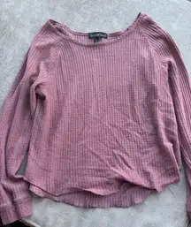 Pink Derek Heart Sweater