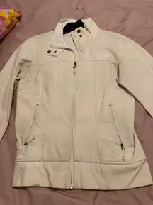 The North Face Cream Zip-up Jacket