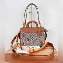 NWT Disney X Coach Rogue 25 With Mickey Mouse And Friends