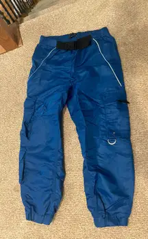 Blue Cargo Pants