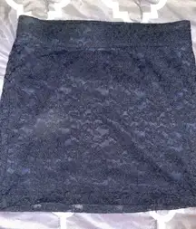 Black Lace Skirt