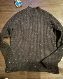 NWT Kuhl Ida Merino‎ blend sweater black/speckle XS