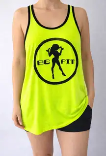Exist Neon Yellow Tank Top