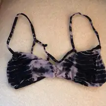 Blue Life 'Parisian Fever' Tie Dye Bikini Top/Bralette. One size NWOT