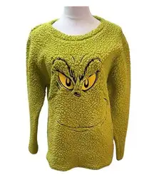 Dr Seuss The Grinch that Stole Christmas Green Shepa Sweater Size M