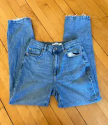 “vintage straight” jeans