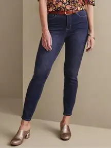 Soft Surroundings Ultimate Denim Skinny Ankle Jeans Dark Wash Women’s Size 8 P