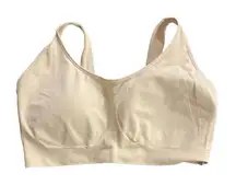 Underscore XL sports bra cream