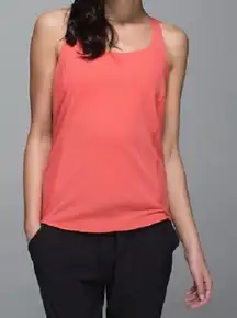 Lululemon Free To Be Wild Tank in Atomic Red Orange 6