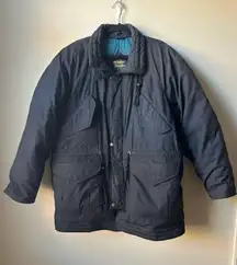 Mens Vintage WEATHER BREAKER Warm 80% Down Filled PARKA Jacket Size Large