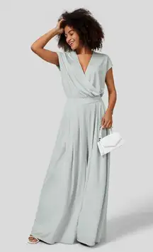Halara Wide leg Jumpsuit, Brand New, Size X Small, color is Frost Clear Haze NWT