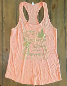 Coral Bride To Be Tank Top Size Large