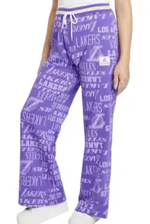 NBA🦎Lakers Women's Wide Leg Graphic Pants🌵