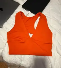 Bright Orange Cropped Top