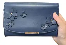 draper James navy daisy handbag purse clutch without strap