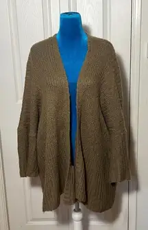 Wooden Ships Womens Mohair Wool Open Cardigan S/M Office Casual Warm‎ and Cozy.