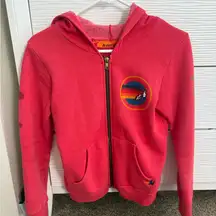Aviator Nation Red Zip Up