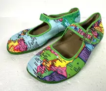 Hot Chocolate Design Chocolaticas Bon Voyage Mary Jane Flats Women's 35/5 Shoes