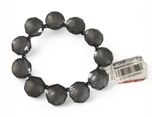Large Crystal Beaded‎ Stretchy Bracelet