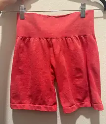 Red NVGTN Shorts Candy Apple