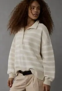 Womens Size S American Eagle Oversized Big Hug Henley NWOT