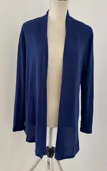 Covington Blue Open Front Cardigan Sweater