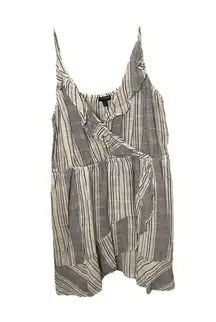 Express White & Navy Stripped Sundress - Size XL