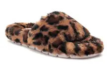 Lovlie Leopard Faux Fur Slippers