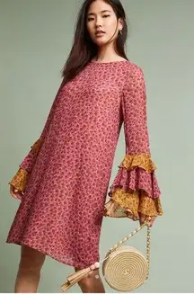 Anthropologie Varun bahl Lanara shift dress