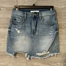 Kancan Frayed Bottom Mini Skirt size‎ small