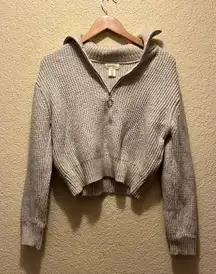 Beige Casual Sweater