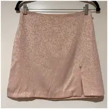 House Of Harlow 1960 Pale Pink Print Mini Skirt Fully Lined Size XS New w/ Tags