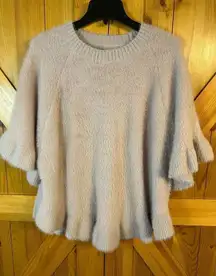 Do Everything in Love Pink sweater poncho, one size, comfy, autumn, cozy, artsy