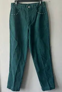 Rough Rider by Circle T Green Teal Jeans