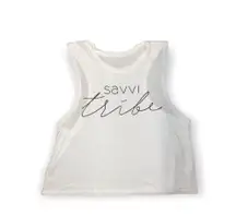 Savvi Tribe Women’s White  Tank Top