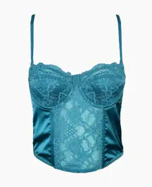 Sincerely Jules ✦ Aquamarine Lace Corset Bustier